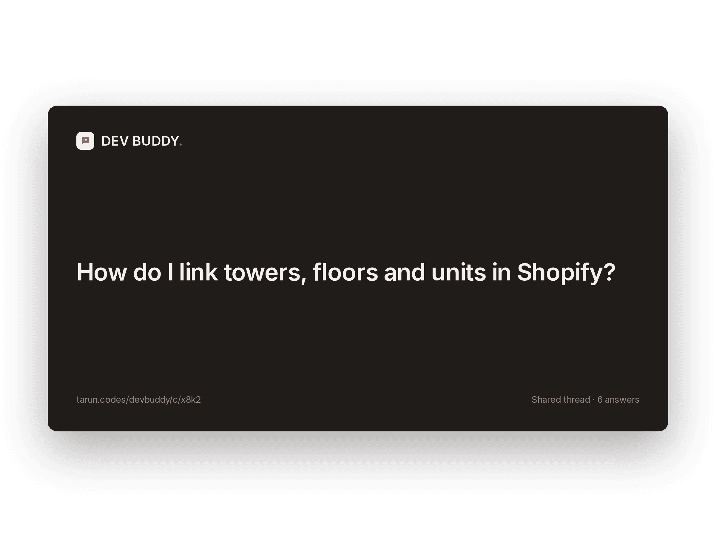 DevBuddy solution